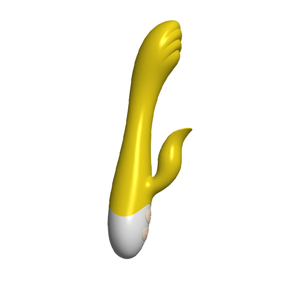 Q-Swan vibrator similarly designed Colorful rabbit vibrator G-spot and clit